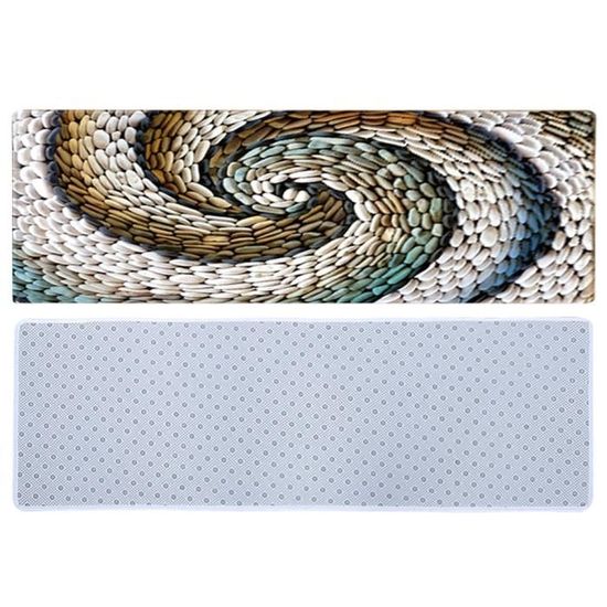 Tapis De Sol Antidérapant Long De Cuisine, Tapis De Sol Super Absorbant, Tapis Absorbant l'eau Et l'huile, Tapis De Cuisine Lavable Et à Séchage Rapide (45 *120cm, Rectangulaire Gris Foncé