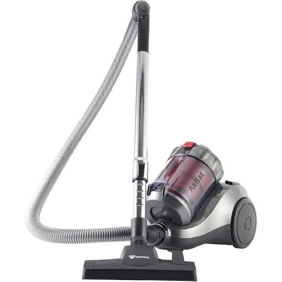 Akitas S12 Aspirateur filaire 3 en 1 sans sac avec buse à tête Wessel Werk allemande Poids