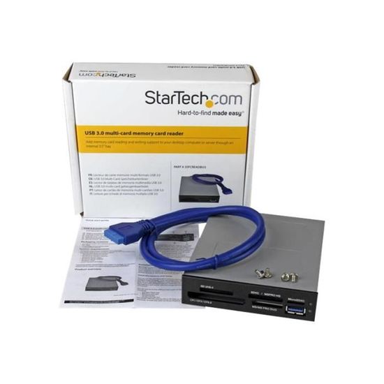 Lecteur de cartes mémoire SD/Micro SD/MS/CF - STARTECH - USB 3.0