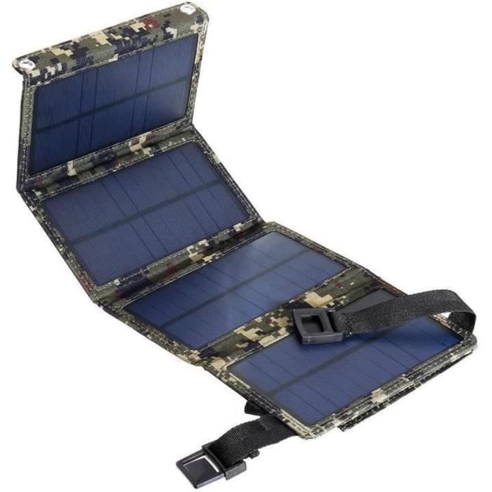 Panneau Solaire Portable 20W 12V Polysilicium - Chargeur Solaire Pour éclairage, Pompes, Petits Systèmes - 5