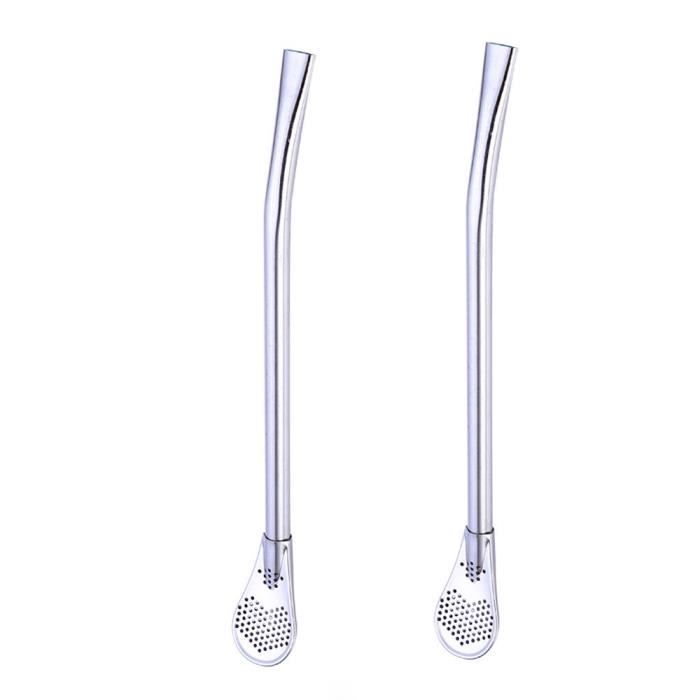 1pc en acier inoxydable boire du thé yerba mate gourde paille bombilla filtre Lf 1pc en acier inoxydable boire du thé yerba mate gourde paille bombilla filtre Lf
