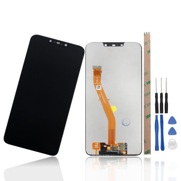 HUAWEI Nova 3i /P Smart INE-LX1, INE-LX1r + Écran LCD + Vitre Tactile LCD NOIR + Kit Outils + Colle B7000