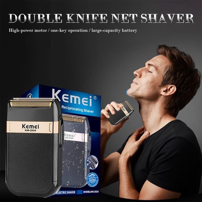 Fournitures de coiffeur Hommes rasoir électrique lavable usb rasage machine courte barbe ZHO200413004_365