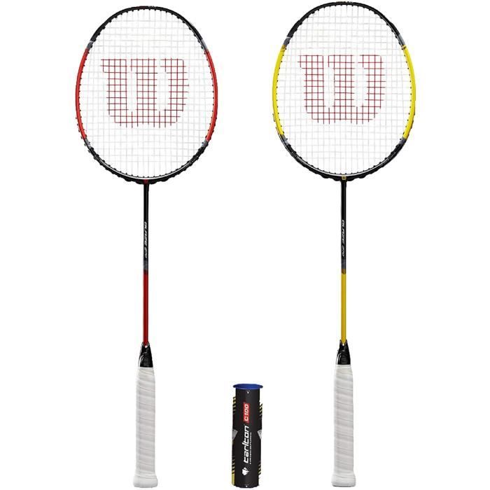 Wilson Fluo Pro Raquettes de badminton + volants (différentes options)
