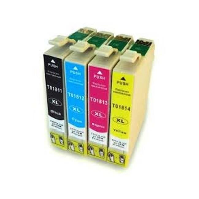 Pack de 4 cartouches d encre T18 XL pour imprimantes EPSON Expression Home XP215
