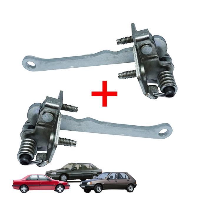 2 ARRÊTS TIRANT DE PORTE AVANT OU ARRIERE (GAUCHE OU DROITE) POUR PEUGEOT 205 - 309 - 405