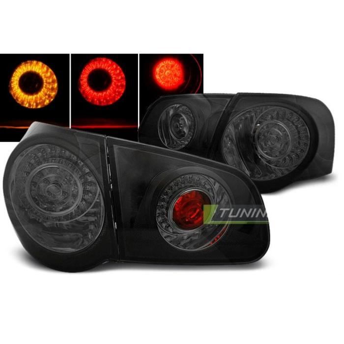 Paire de feux arriere VW Passat B6 3C break 05-10 LED fume-27336487