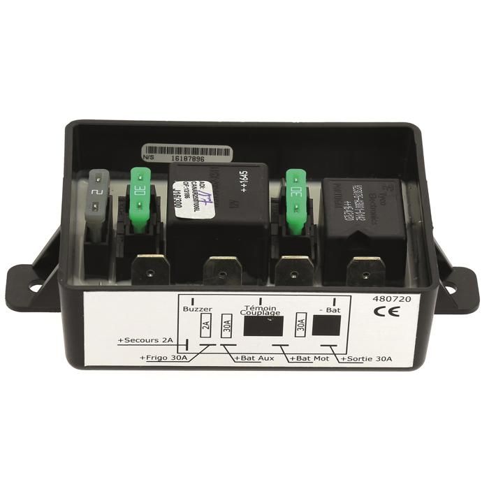 INOVTECH Coupleurs/Séparateurs coupleur 2 batteries 3 sorties avec sécurité