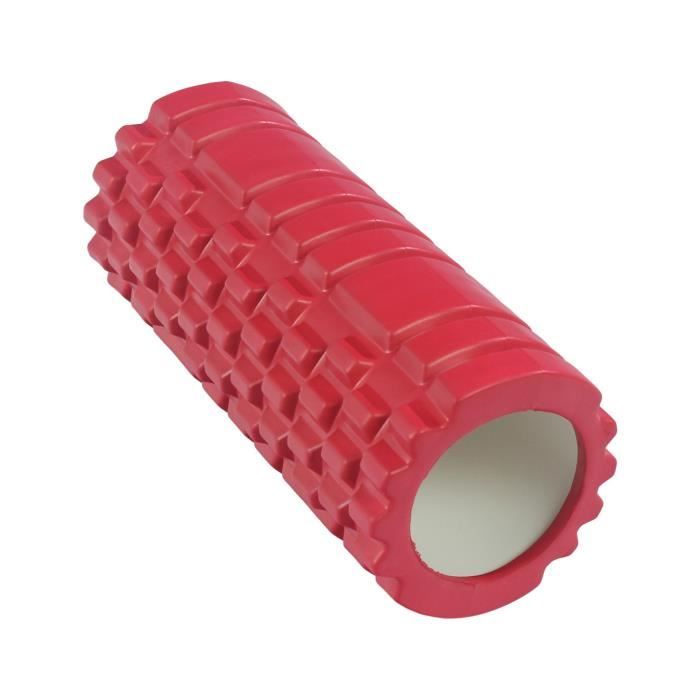 Rouleau de Massage Rouge-Foam Roller-Yoga Pilate Gymj Exercice Massage
