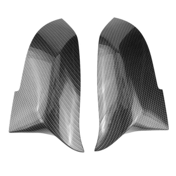 Le noir - Couvercle de rétroviseur en Fiber de carbone, 1 paire, pour Bmw F20 F22 F30 F31 F32 F33 F36 F34 F35