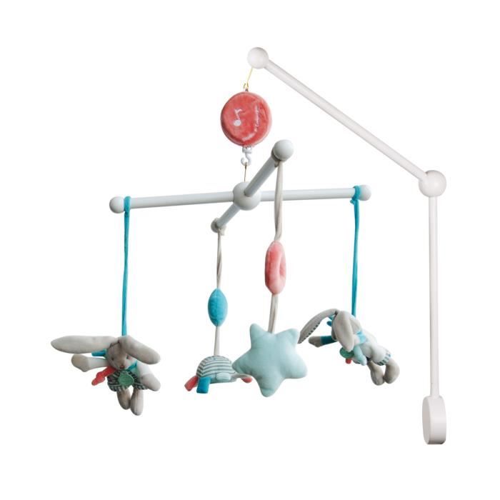 Lapin Happy - Mobile Musical Bois Bleu
