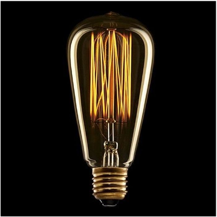Ampoule Vintage Edison Onda E27 St64 30W Au meilleur prix toujours. EnVois dans 24 heures! La plus grande gamme d'éclairage LED, en