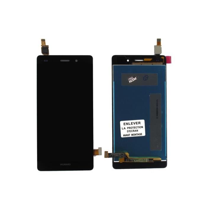 Ecran complet vitre tactile + lcd huawei p8 lite noir + outils