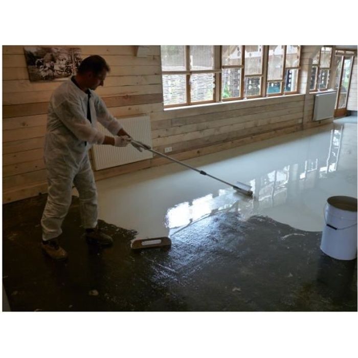 Mortier Epoxy Coloré Ivoire Autolissant Pour Sols - 10 Kg - Ivoire