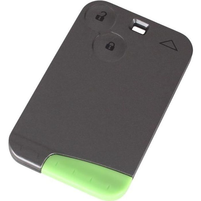 Coque Carte Clé pour Renault Laguna Velsatis Espace - Plip clé Intelligente télécommande 2 Boutons Lame Phonillico®
