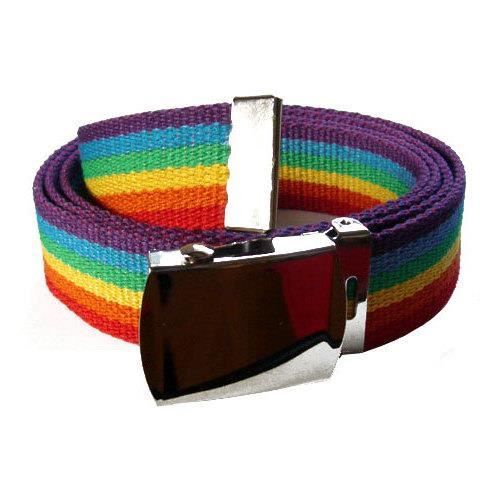 CEINTURE REGLABLE ARC EN CIEL GAY PRIDE RAINBOW HOMME FEMME No t shirt drapeau fanion casquette ...