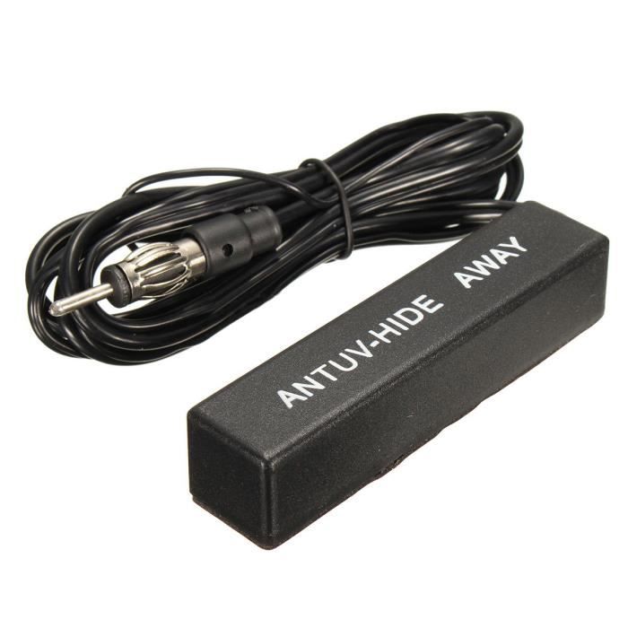electronique stereo AM - FM Radio cache amplifiee antenne de voiture bateau 12V noir