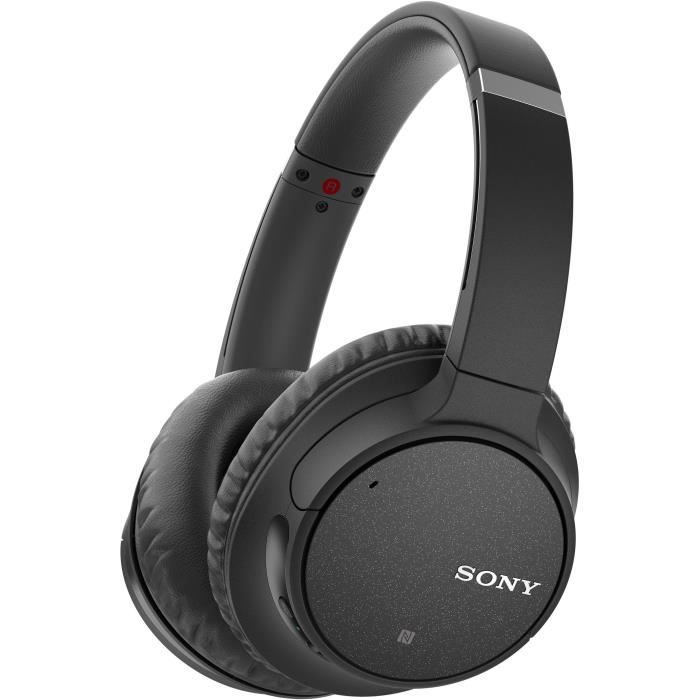 SONY WHCH700NB Casque Audio Bluetooth réduction de bruit - Autonomie 35h - Possibilité d’écoute filaire - Noir