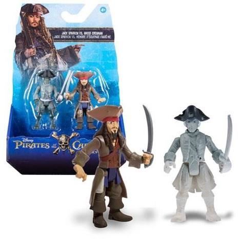 Pack de 2 figurines Pirates des Caraïbes assorties 14x21cm