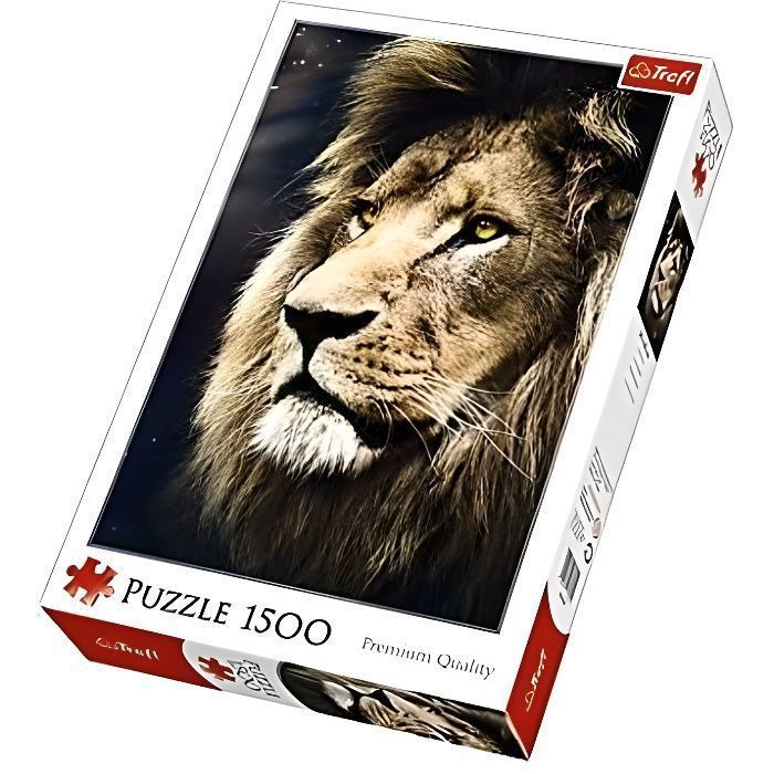 Trefl - 26139 - Puzzle - Le Portrait de Lion - 1500 Pièces 26139