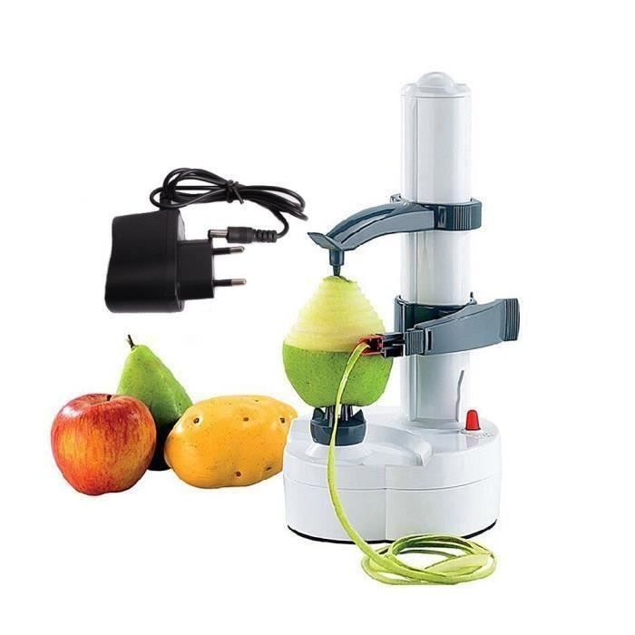 Multifonction Éplucheur Automatique Électrique Pour Fruits Et Légumes Avec Adapteur