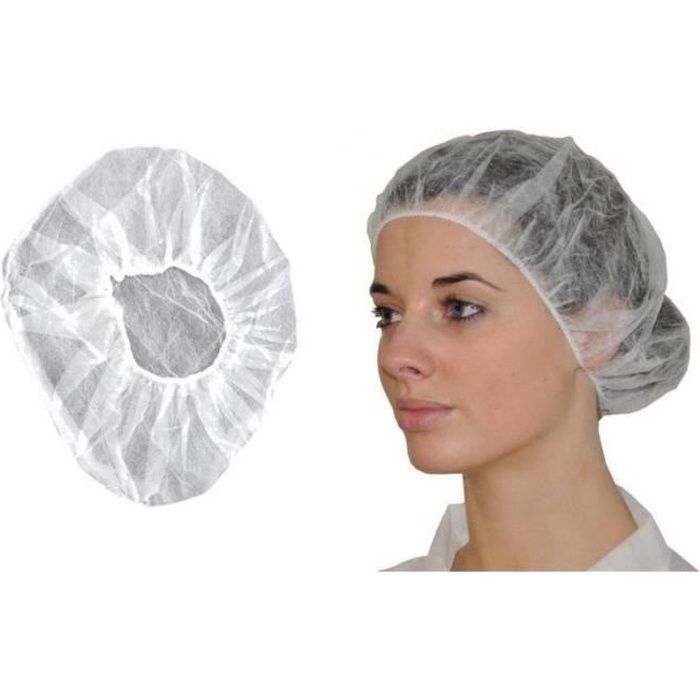 Lot de 100 charlottes jetables