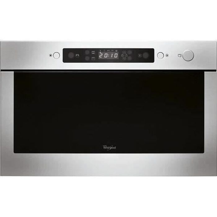 SHOT CASE - WHIRLPOOL AMW423IX - Micro-ondes encastrable - 22L - 750W - Gris