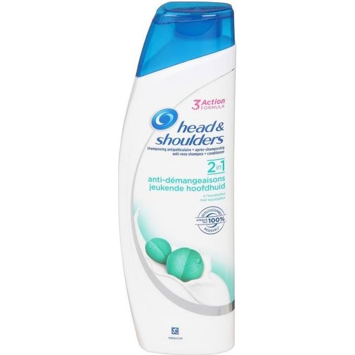 HEAD & SHOULDERS Shampoing 2 en 1 Antipelliculaire et anti-démangeaison - 255 ml