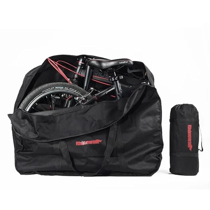 Sac de Transport Rhinowalk Pour Une Poche de Rangement de Vélo Pliante de 20 à 22 Pouces Avec Petit Sac - Noir
