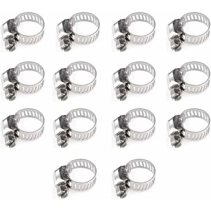 MgcTolBox Lot De 20 Colliers De Serrage En Acier 1 Trou 14 Mm Pour Conduits EMT Ou Fixation De Tuyaux