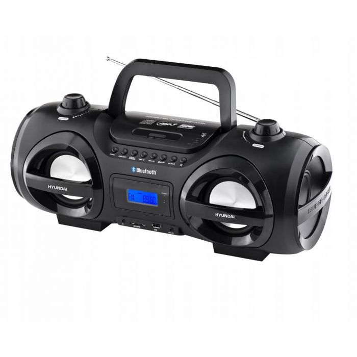 Boombox - ETA - TRC985BT - Noir - Bluetooth - Batterie rechargeable