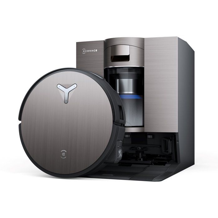 ECOVACS X11 OMNICYCLONE - Robot Aspirateur Laveur sans Sac - 19500 Pa - Charge rapide PowerBoost - Idéal Animaux - Brosse anti-nœuds - Ecovacs