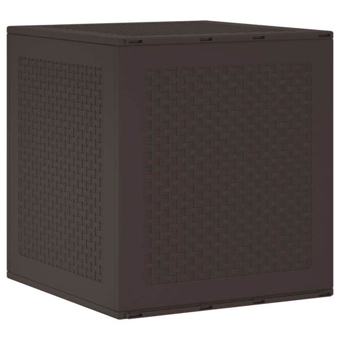 Coffre de rangement de jardin(1 PC) - VIDAXL - Boîte extérieur - Marron 55x53x57 cm Polypropylène C97