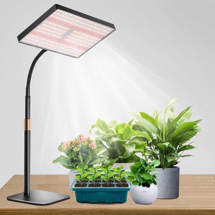 Lampe De Plante 286 Leds Lampe De Croissance Spectre Complet Avec Uv-Ir Lampe Horticole Led Avec Chronométrage Auto On/Off 10 Nive