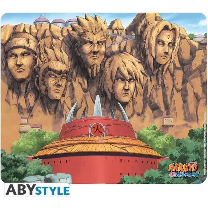 Tapis de souris Naruto Shippuden - Le Mur des Hokage - Cdiscount Jeux vid?�o
