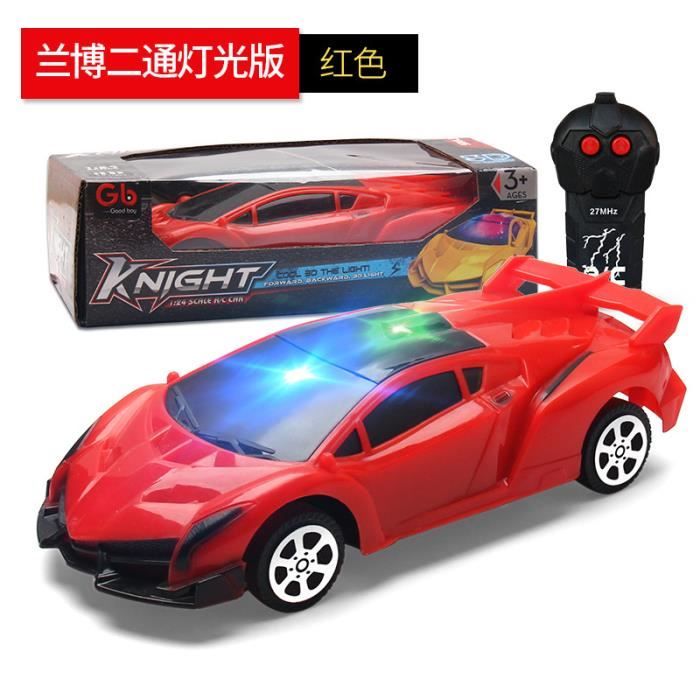 Pup Go Voiture Télécommandée 1:43 – DIY RC Avec 4 Pneus Caoutchouc – Cadeau Anniversaire Enfant 3-6 Ans (Rouge)