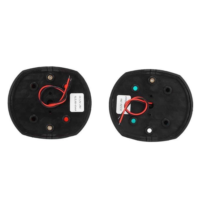 Feu De Navigation LED Rouge Et Vert - Étanche Pour Kayak, Canoë, Ponton, Bateau (12V)