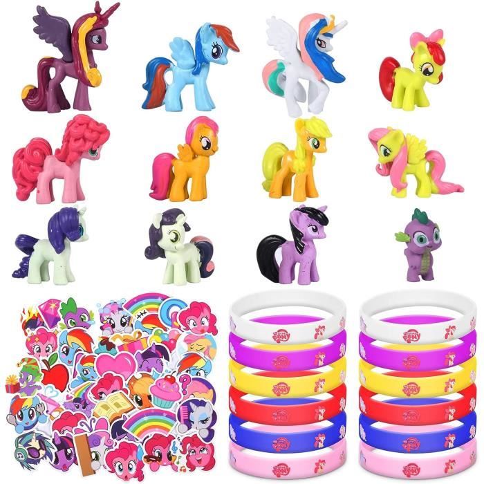 Decoration Gateau Licorne 64 Pcs Déco Gâteau Anniversaire Fille 12