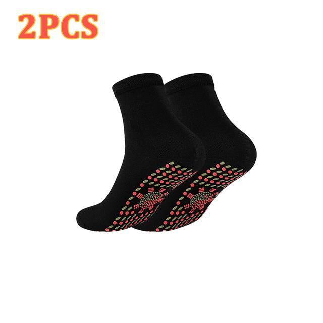 Chaussettes Auto-Chauffantes Graphène – 4 Paires Chaussettes Chauffantes Détox & Confort Pour Pieds Froids
