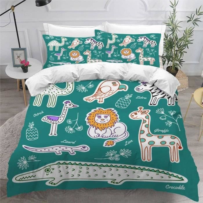Autocollant Dinosaure Jungle Pour Lit Superposé IKEA KURA - Décoration Chambre Enfant Jurassic