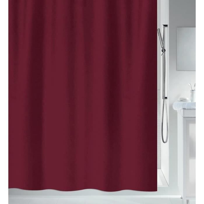 Spirella Duschvorhang „Primo“ – Antibakteriell, Wasserdicht, 180x180 Cm, Beige, Aus Polyester