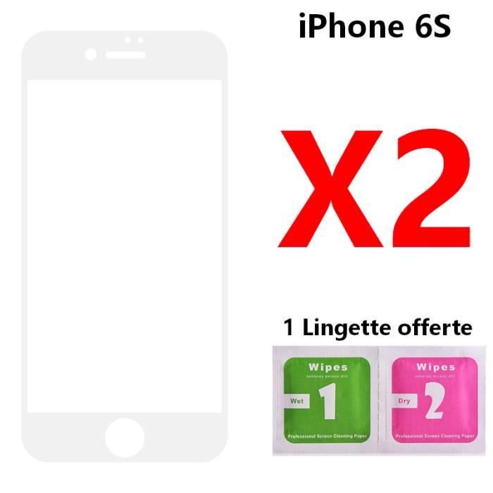 Film Protection Verre Trempé Pour IPhone 7 6 8 Plus XR X XS 12 11 Pro Max - Anti-rayures 9H