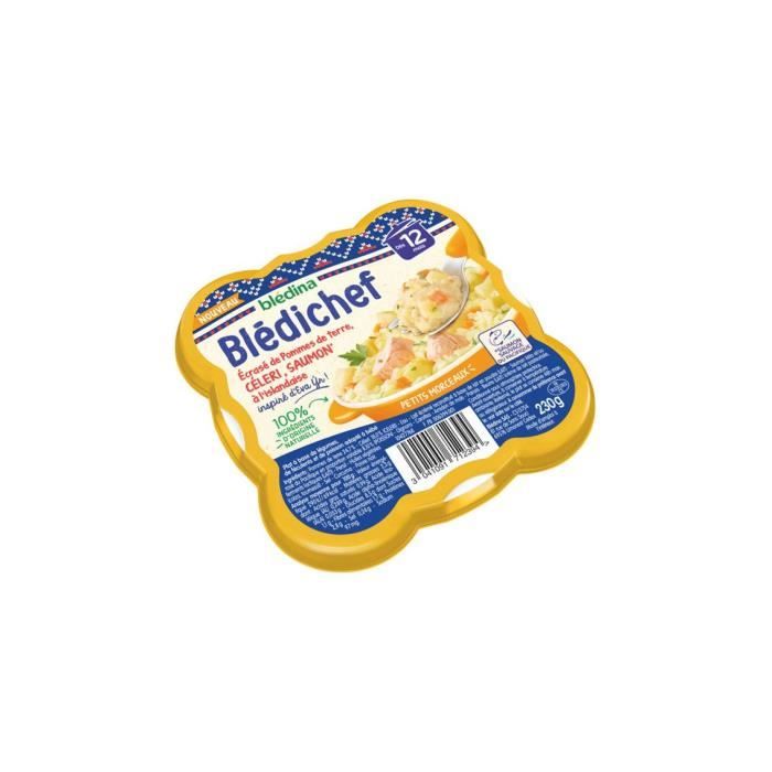 Blédina Couscous Pour Bébé Dès 12 Mois - Les 2 Assiettes De 230g - Repas équilibré Pour Tout-petits - Prêt à Réchauffer