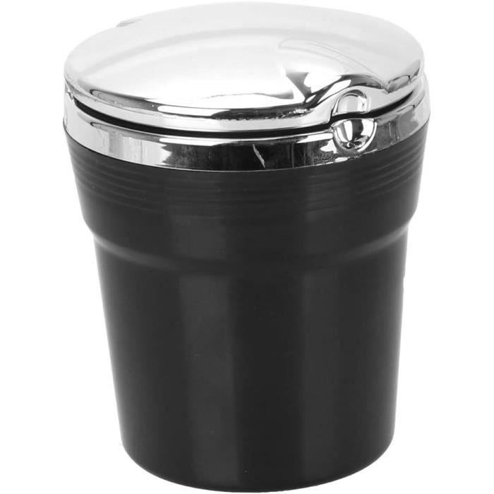 CENDRIER,Small ashtray--Cendrier rond en acier inoxydable, support de