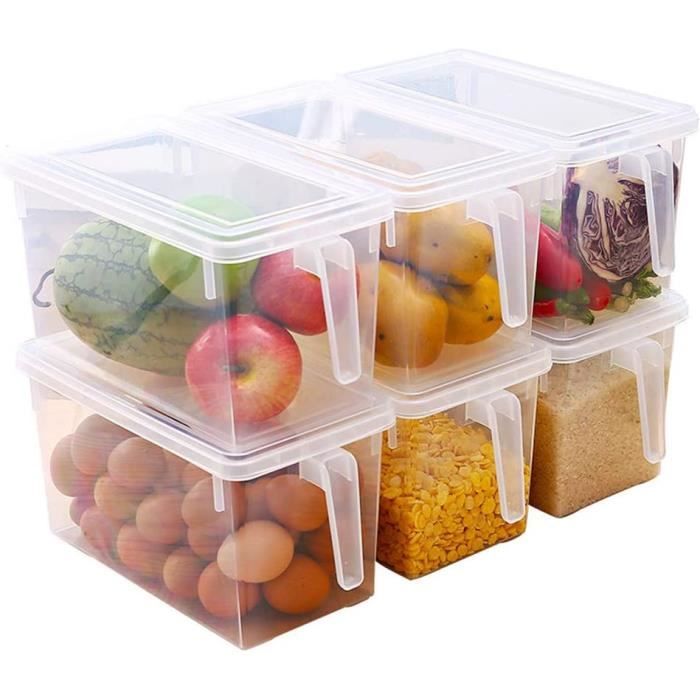 Toyvian 2 Boîtes En étain Magnétiques Pour Frigo - 10,7x7,2x3,2cm - Rangement épices, Bonbons, Snacks - Design Argenté