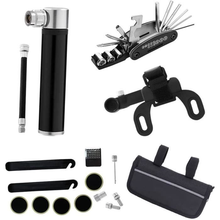 Mini Pompe à Vélo Avec Manomètre 120 PSI - Portable Pour Valves Schrader Et Presta - 4