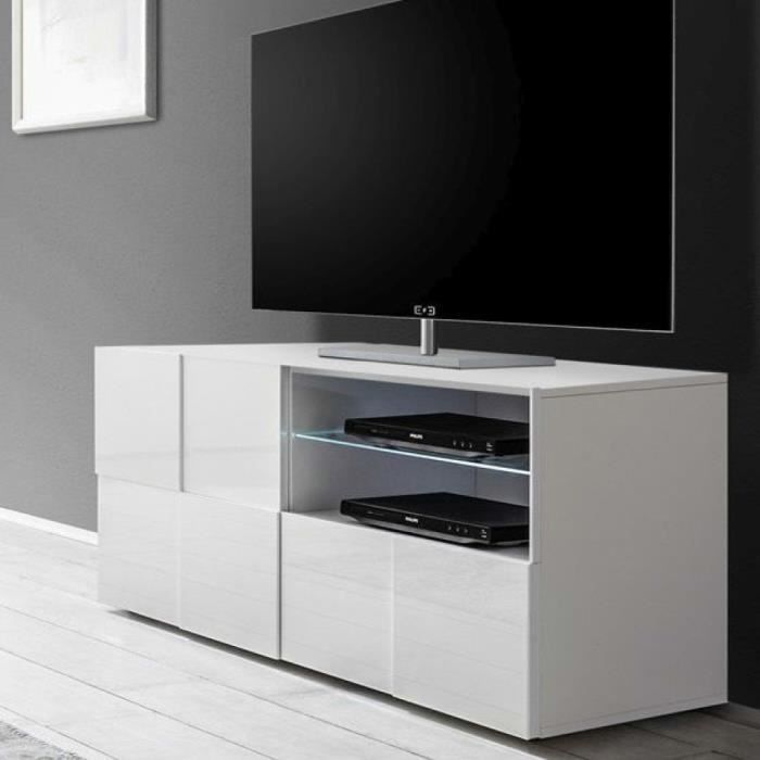 Petit meuble appoint laque blanc  Achat / Vente pas cher