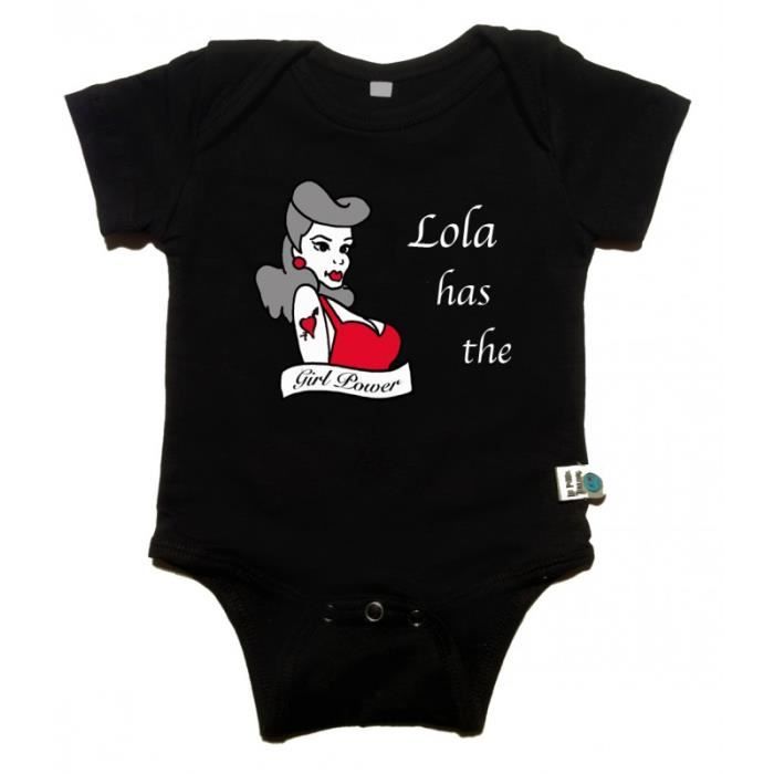 Body Rock N Roll Tattoo Pour Bebe Fille A Personnaliser Avec Le Prenom De Bebe Et Avec Motif Pin Up Noir Tattoo Noir Cdiscount Pret A Porter