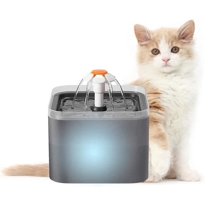 Pompe de rechange pour fontaine à chat - Pompe à eau pour chat - Pompe à  fontaine ultra silencieuse avec mini pompes à eau LED pour animaux de  compagnie - Pompe de