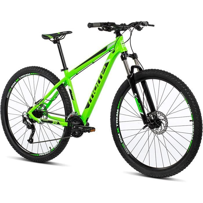 Bikes Vélo Vtt 29 Aluminium 27v Freins Disque Hydraulique Shimano Suspension Avant Bloquage (pl